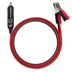 Sigarettenaansteker Mannelijke Plug Met Alligator Batterijklem, 12V 24V Autolader Adapter Voor Auto