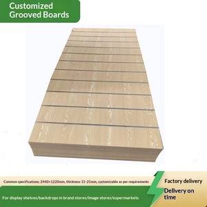 आधुनिक सार्वभौमिक लकड़ी फाइबर दीवार बोर्ड रैक धातु छड़ जल-प्रमाण और अग्नि प्रमाण के साथ - Product Image 5