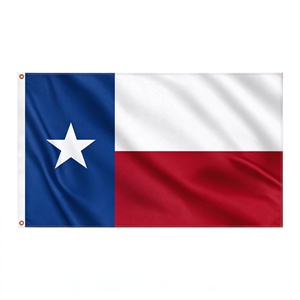Bandera del Estado de Texas al por mayor, 3x5 pies, Bandera Nacional Personalizada del Estado de la Estrella Solitaria, Doble Costura, Ojales de Latón para Eventos y Celebraciones - Product Image 1