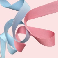 Ruban en coton de qualité supérieure, 49 couleurs disponibles, logo de marque personnalisé imprimé, ruban en coton pur pour emballage cadeau et décoration
