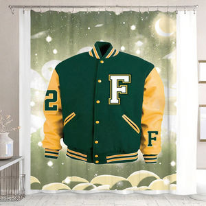 تصميم جديد غير رسمي للرجال مقاوم للرياح: جاكيت من الصوف والجلد بياقة قائمة مقاس كبير جاكيت بأكمام جلدية - Product Image 3