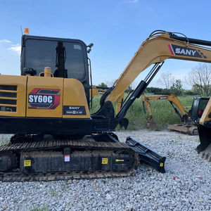 Vente chaude : Excavatrice Sany SY60C d'occasion, machine lourde, moteur hydraulique, 6 tonnes, godet de 0,25 m, prix bas, haute qualité - Product Image 1