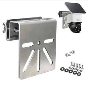 Soporte Ajustable de Acero Inoxidable para Montaje en Canalón para <span class=keywords><strong>Cámara</strong></span> de Seguridad <span class=keywords><strong>Exterior</strong></span>, Instalación Universal sin Perforación en Aleros y Techos - Product Image 1