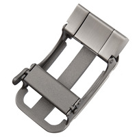 Ceinture en tissu avec boucle de ceinture de style décontracté à verrouillage automatique de 35 mm de largeur, fabrication de haute qualité en alliage de zinc, logo personnalisé gravé au laser
