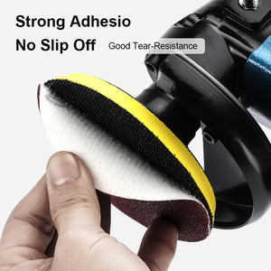 Plaque de ponçage flexible AOZHONG avec fixation auto-agrippante, connecteur ultra-fin pour meuleuse d'angle, arbre 5/8\" 11 M10 M14 - Product Image 4