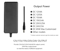 Alimentation électrique pour éclairage LED en gros, entrée 100-240Vac, adaptateur de commutation 12V 15V 19V 24V, 2.5A 3A 3.3A 3.42A 4A 5A 6A, diverses options