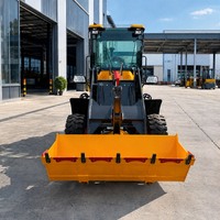 Chargeuse sur pneus, engin de construction, moteur diesel, pompe hydraulique, roulement, godet avant pour projets d'infrastructure sur site