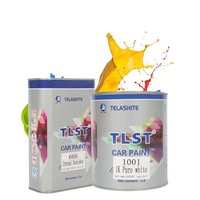 Peinture automobile acrylique brillante pour réparation de voiture, peinture écologique durable 2K, prix de la couche de base