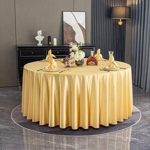 <span class=keywords><strong>Nappe</strong></span> Premium double couche personnalisée privée, adaptée aux mariages/banquets/restaurants - Product Image 4