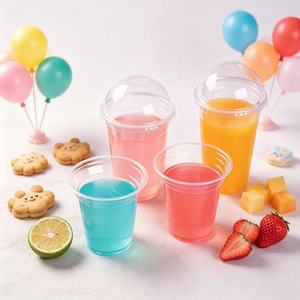 Custom Printed Takeaway PLA Cold <b>Cups</b> Compostable Transparent Disposable <b>Plastic</b> <b>Cups</b> For Cold <b>Drinks</b> Milk Tea Outdoor Picnic - Product Image 2