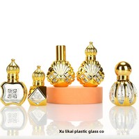 Botella de aceite Dongfeng China de 8ml, botella de vidrio con rodillo en forma de calabaza para perfume, botella pulverizadora a presión portátil al por mayor KS-301 con tapa ligera