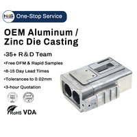 Accesorios de Cámara Aceptados por OEM, Carcasa de Zamak Fundido a Presión para Dashcam, Aleación de Aluminio ADC12, Fundición a Presión de Aleación de Zinc-Aluminio Mecanizada
