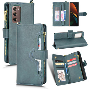 ซิปห่อกระเป๋าหนัง PU สำหรับ Samsung Galaxy Z <span class=keywords><strong>Fold2</strong></span> 5G - Product Image 1