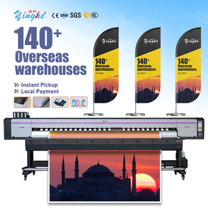 Impresora de Banners de 3.2m (10 pies) YINGHE 2026 Nueva, con 2 Cabezales XP600, Placa Hoson, Material Flexible Retroiluminado PP PVC, Tinta <span class=keywords><strong>EcoInk</strong></span> Infrarroja - Product Image 1