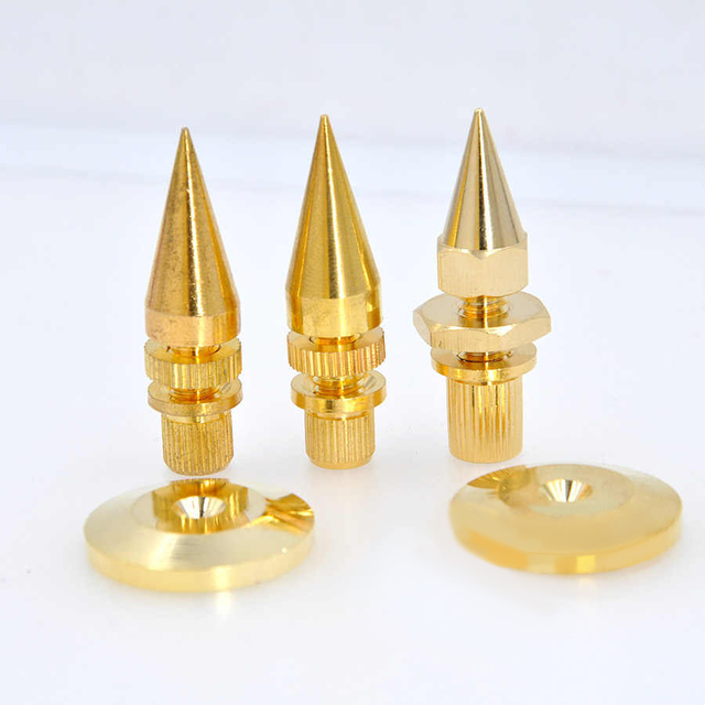 M6 Pure Copper Shock-Absorbing Foot Pads Vibration-Damping Support Feet Speakers Audio Stands Amplifier Turntable Special