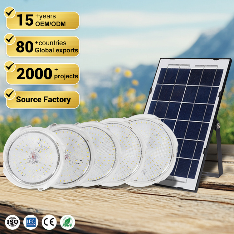 New Design Waterproof Ip65 Remote Control SMD2835 Indoor 40w 60w 100w 200w 300w Solar Led Ceiling Light