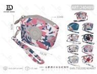 Portamonete da donna con fantasia e cinturino da polso, mini chiusura a cerniera - Product Image 3