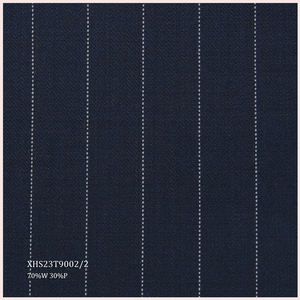 남성 정장 및 재킷을위한 직접 판매 유기농 워스티드 메리노 울 럭셔리 이탈리안 정장 패브릭 스트라이프 - Product Image 4