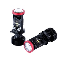 Faro LED Mini de Doble Haz Y9 H4 para Autos y Motocicletas, 12V 4500LM, Foco Pequeño Tipo Ojo de Pez con Línea de Corte de Haz