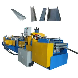 Mudança Rápida De Tamanho Máquinas De Material De Construção C-Shape PLC Painel De Controle Roll formando Fabricante De Máquinas Para Automático C Purlin