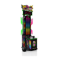 Machine de jeu de frappe à monnayeur, test de force, défi de puissance, équipement d'arcade pour parcs d'attractions et centres de jeux, certifiée CE