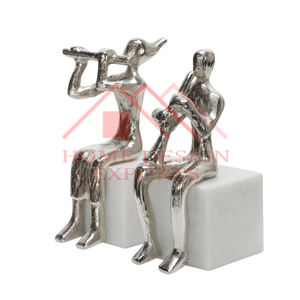 รูปปั้นกระต่ายสำหรับตกแต่งบ้านรูปปั้นกระต่ายอะลูมิเนียมคุณภาพสูงของตกแต่งสำนักงานน้ำหนักกระดาษกระต่ายที่ไม่เหมือนใคร - Product Image 2