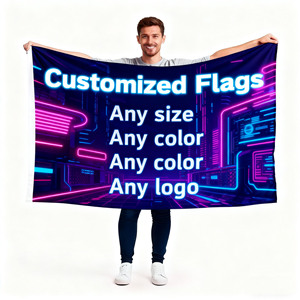 Customized 3x5 National Flag Promotional Countries' Flags Exhibition Banners Technology museum Promotional Flags Shopping Malls