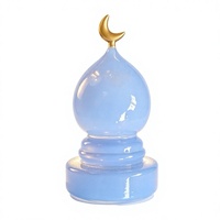 Fabricant en vente directe de décorations de fêtes du Moyen-Orient, châteaux et tours en verre soufflé de style bohème arabe