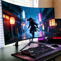 Moniteur de jeu incurvé 27/32/34 pouces 2K/4K/5K Ordinateur 144HZ 165HZ Moniteurs de jeu LCD