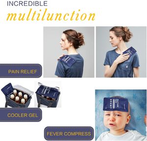 Paket Gel Panas Dingin, Dapat Digunakan Kembali, Paket Leher Dingin Panas Gel - Product Image 4