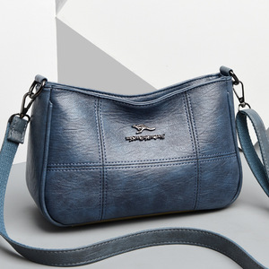 Nouveau Sac Fourre-tout Décontracté en Cuir PU de Haute Qualité pour Femme, Fermeture Éclair, Design de Luxe, Doublure en Polyester, Motif Uni, Bandoulière Unique - Product Image 1