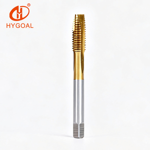 Machuelo de Roscar de Acero Rápido <span class=keywords><strong>HSS</strong></span> con Recubrimiento de Titanio, Machuelo de Roscar de Flauta Recta Personalizado de Fábrica - Product Image 4