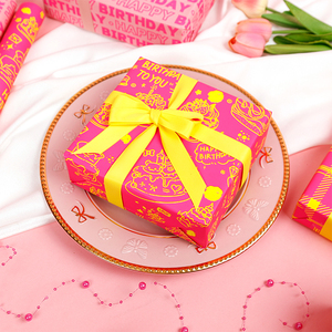 กระดาษห่อเค้กมันวาวสูงสำหรับตกแต่งวันเกิดที่ปลอดภัยสำหรับใส่อาหาร - Product Image 4