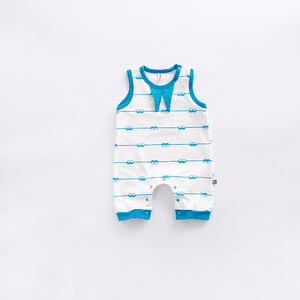 Produit pour bébé le plus vendu en gros, Nouveaux vêtements pour bébé de qualité supérieure, Combinaison rayée - Product Image 4