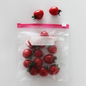 Custom Clear Reusable Gallon Food Storage Zipper LDPE Plastic Saddle Slider Ziplock Freezer <b>Bags</b> - Product Image 1