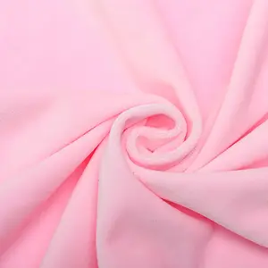 100% Polyester Solid Super Soft Plush Fabric For Making Toys Velvet Fur Fabric Toy Fabric