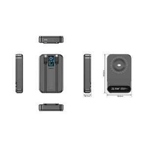 Batería Externa Portátil Mini Ultrafina de 5000 mAh con Logotipo Personalizable, Magnética para Carga Inalámbrica Segura, Batería Externa de 10000 mAh para 15 Pro Max - Product Image 5