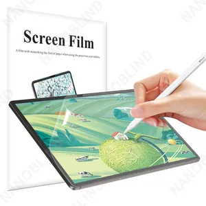 Film de sensation de papier facile à installer mat Anti éblouissement Anti tablette d'empreintes digitales comme protecteur d'écran en papier pour Samsung Tab S9 + 12.4"