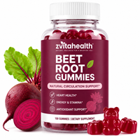 Gummies de Betterave à Marque Blanche avec CoQ10, Pépins de Raisin et Oxyde Nitrique – Complément Beauté, Énergie et Circulation Sanguine – OEM
