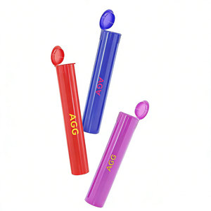 Tubos de Plástico Biodegradables de 98 mm y 116 mm, Tubos con Tapa a Presión para Hierbas, Tubos de Embalaje de PP a Prueba de Olores y Resistentes a Niños - Product Image 2