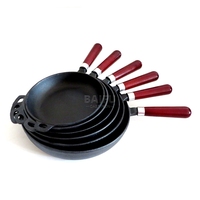 Batterie de cuisine Offre Spéciale pour la cuisson à domicile Poêle à frire pré-assaisonnée en fonte