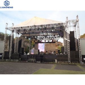 Nhôm giàn mái hệ thống chiếu sáng loa âm thanh giàn cấu trúc để bán - Product Image 1