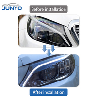 Ensemble de phares à LED Junyo pour Mercedes Benz Classe C W205 2015-2021 Accessoires de voiture Phare avant C180 200 260