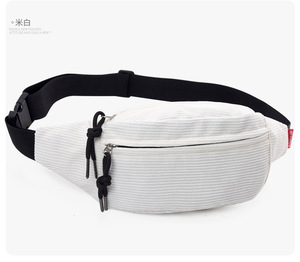 <span class=keywords><strong>Riñonera</strong></span> de <span class=keywords><strong>Pana</strong></span> OEM para Viaje Cruzada al Pecho Estilo Retro para Exteriores y Deportes, Bolso de Cintura Personalizado, Práctico Bolso para Cadera - Product Image 6
