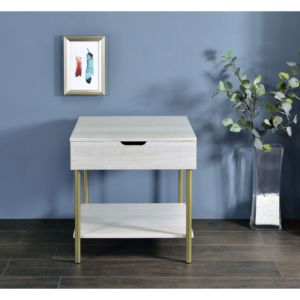 DB Whitman Table d'appoint carrée Mobilier de salon blanc - Product Image 3
