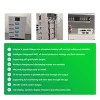 Sistem Baterai Lithium Tumpuk BR SOLAR 100ah 10.24KWH Sistem Penyimpanan Energi Rumah All-in-one ESS