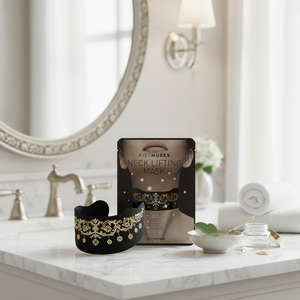 Masque facial en coton KISSMUSES, best-seller, design liftant du cou, avec effet hydratant, amélioration des rides, apaisant la peau - Product Image 3