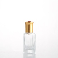 Botol Roll On Minyak Atsiri Kaca Oktagon Bening Kosong Grosir 3ml 6ml 9ml 12ml