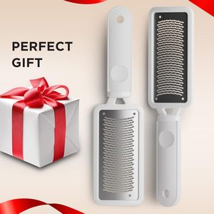 Scrubber per lima raschiante per rimozione calli professionale per pelle morta e tacchi screpolati efficaci su piedi asciutti - Product Image 3