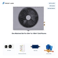 Unité de réfrigération à courant continu (DC Inverter) avec dégivrage à gaz chaud pour chambre froide, idéale pour le stockage de fruits de mer et de poissons surgelés à -20°C ° C 380V 220V Faible bruit